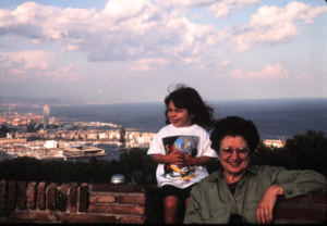 Maria Mercedes Florez and Cecilia Votta in 1995